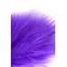 Фиолетовая пуховая щекоталка