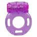 Фиолетовое эрекционное кольцо с виброэлементом