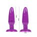 Фиолетовая анальная пробка с присоской - 13,5 см.
