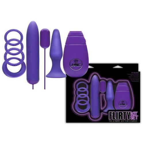 Фиолетовый вибронабор FLIRTY