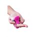 Розовый вибростимулятор с петлями для пальцев SEE YOU FINGERING PINK