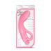 Розовый изогнутый стимулятор LUXE FREYA PINK - 17,7 см.