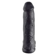 King Cock Чёрный фаллоимитатор-гигант 12  Cock with Balls - 30,5 см.
