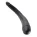 Чёрный двусторонний дилдо 16  Tapered Double Dildo - 40,6 см.