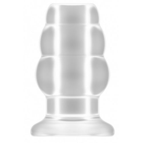 Прозрачная анальная пробка с тоннелем №50 Medium Hollow Tunnel Butt Plug 4 Inch - 10,2 см.