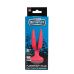 Красная пробка-бутон MENZSTUFF FLOWER BUTT PLUG 6INCH - 15 см.