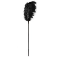 Стек с большим чёрным пером Large Feather Tickler - 65 см. Стек с большим чёрным пером Large Feather Tickler - 65 см.