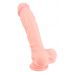 Реалистичный фаллоимитатор Medical Silicone Dildo - 24 см.