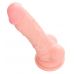 Реалистичный фаллоимитатор из силикона Medical Silicone Dildo - 18 см.