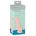 Реалистичный фаллоимитатор из силикона Medical Silicone Dildo - 18 см.
