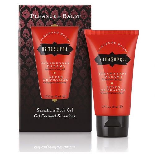 Гель Pleasure Balm Sensations STRAWBERRY DREAMS с ароматом клубники - 50 мл.