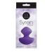 Фиолетовый универсальный вибромассажер Luxe Syren Massager