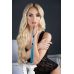 Голубая мини-плеть из силикона и акрила SILICONE FLOGGER WHIP - 25,6 см.