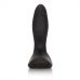 Чёрная анальная пробка с вибрацией Silicone Wireless Dual Motor Probe - 11,5 см.