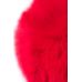 Серебристая анальная втулка TOYFA Metal с красным хвостиком