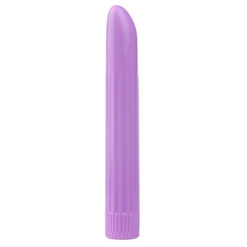 Фиолетовый многоскоростной вибромассажер Lady Finger - 16 см.