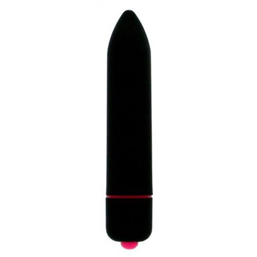 Черная вибропуля CLIMAX BULLET - 8,5 см.
