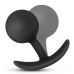 Черная анальная пробка Wearable Vibra Plug - 9,5 см.