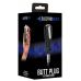 Черный электростимулятор с проводящей насадкой E-Stim Butt Plug - 8 см.