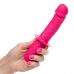 Розовый стимулятор Silicone Grip Thruster