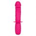 Розовый стимулятор Silicone Grip Thruster