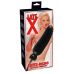 Чёрный надувной фаллоимитатор из латекса Inflatable Latex Dildo - 20 см.
