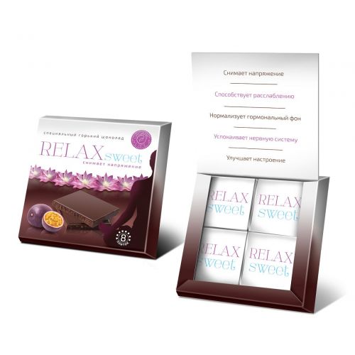 Горький шоколад RELAXsweet - 40 гр.