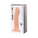 Телесный фаллос на присоске Silicone Bendable Dildo L - 19 см.