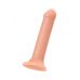 Телесный фаллос на присоске Silicone Bendable Dildo XL - 20 см.