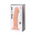 Телесный фаллос на присоске Silicone Bendable Dildo XL - 20 см.