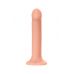 Телесный фаллос на присоске Silicone Bendable Dildo XL - 20 см.