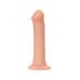 Телесный фаллос на присоске Silicone Bendable Dildo XL - 20 см.