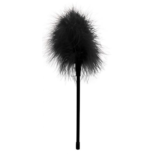 Черная пуховка Feather - 27 см.