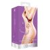 Фиолетовый безремневой вибрострапон с пультом управления Vibrating Silicone Strapless Strapon