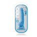 Голубой реалистичный фаллоимитатор на присоске NEO 7.5INCH DUAL DENSITY COCK W. BALLS - 19 см.