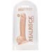 Телесный фаллоимитатор Silicone Dildo With Balls - 22,8 см.