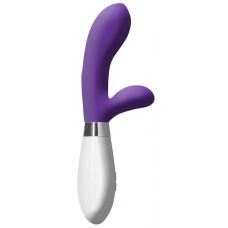 Фиолетовый вибратор-кролик Achilles - 20,5 см.