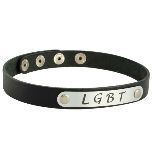 Черный чокер LGBT