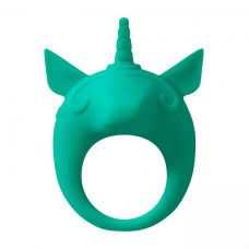Зеленое эрекционное кольцо Unicorn Alfie MiMi Animals