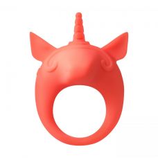 Оранжевое эрекционное кольцо Unicorn Alfie MiMi Animals