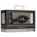 Черная анальная пробка Diamond Butt Plug With Handle - 7,7 см.