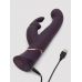 Фиолетовый вибратор-кролик Greedy Girl G-Spot Stroker Rabbit Vibrator - 24,1 см.