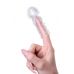 Прозрачная рельефная насадка на палец Hicks - 8,5 см.