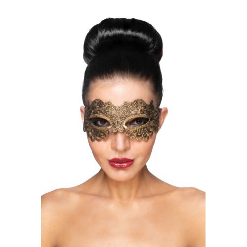 Золотистая карнавальная маска  Антарес
