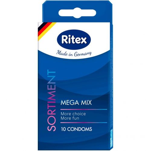 Микс презервативов RITEX SORTIMENT - 10 шт.