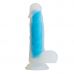 Голубой фаллоимитатор-реалистик So Divine Blue Mamba Dildo - 19 см.