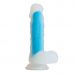Голубой фаллоимитатор-реалистик So Divine Blue Mamba Dildo - 19 см.