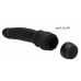 Черный вибромассажер Multispeed G-Spot Vibrator - 19 см.