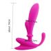 Розовый вибромассажёр простаты с выносным пультом Anal Pleasure 2 - 14 см.