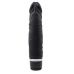 Черный вибратор-реалистик Thick Realistic Dildo - 19,5 см.